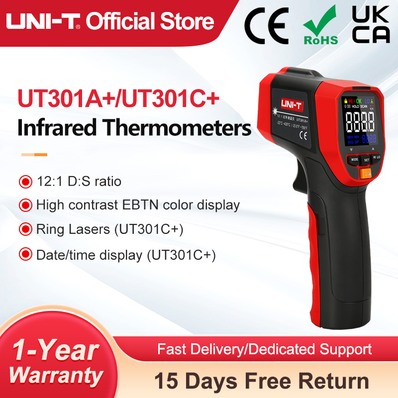 Soap Making Thermometer - UNI-T UT301A + UT301C + termometr