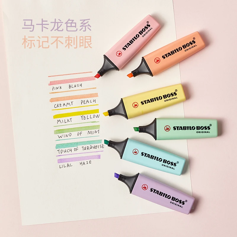 Stabilo Marker Boss - 1/6 szt. Niemcy Stabilo BOSS Macarons