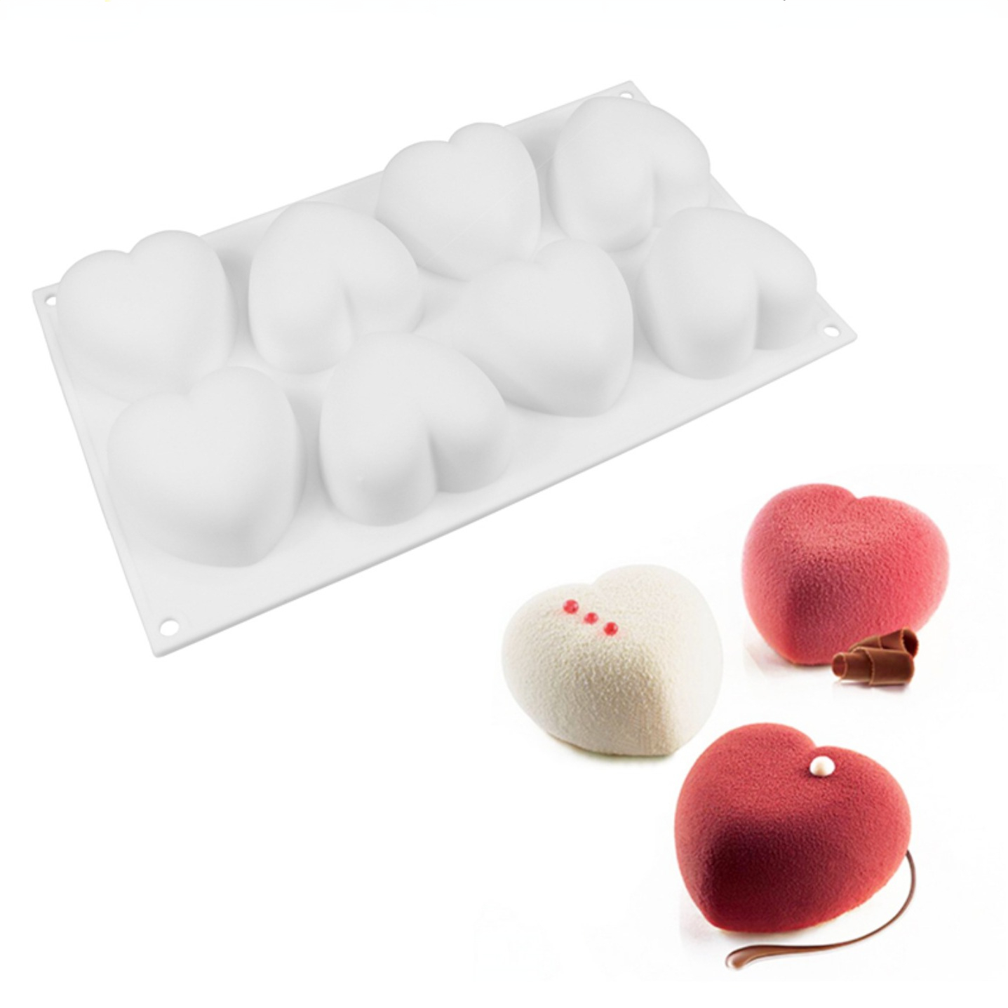 Soap Making Material - Miłość serce silikonowe formy do mydła