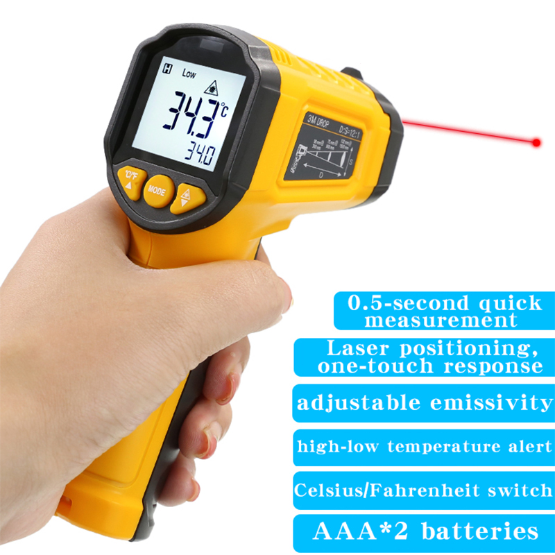 Soap Making Thermometer - Termometr bezdotykowy na podczerwień TS380 HYTAIS,