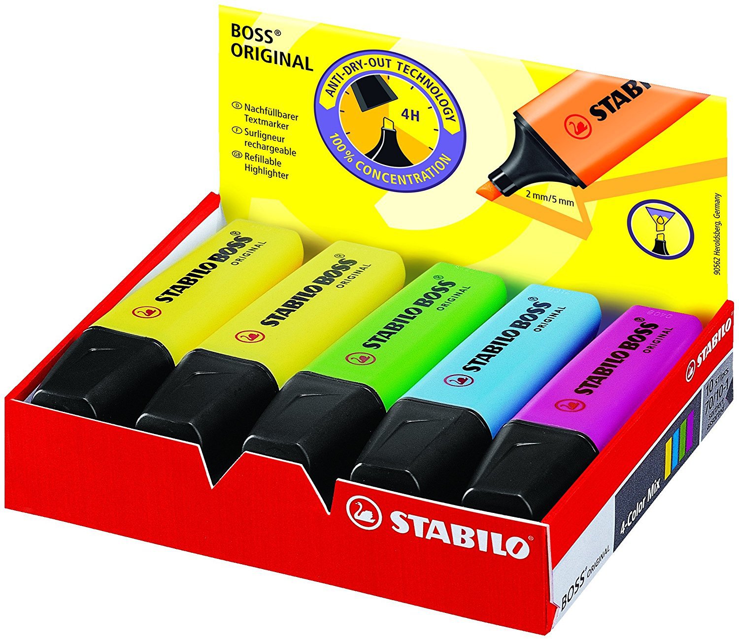 Stabilo Marker Boss - Znacznik tekstowy-STABILO BOSS ORIGINAL - 10er