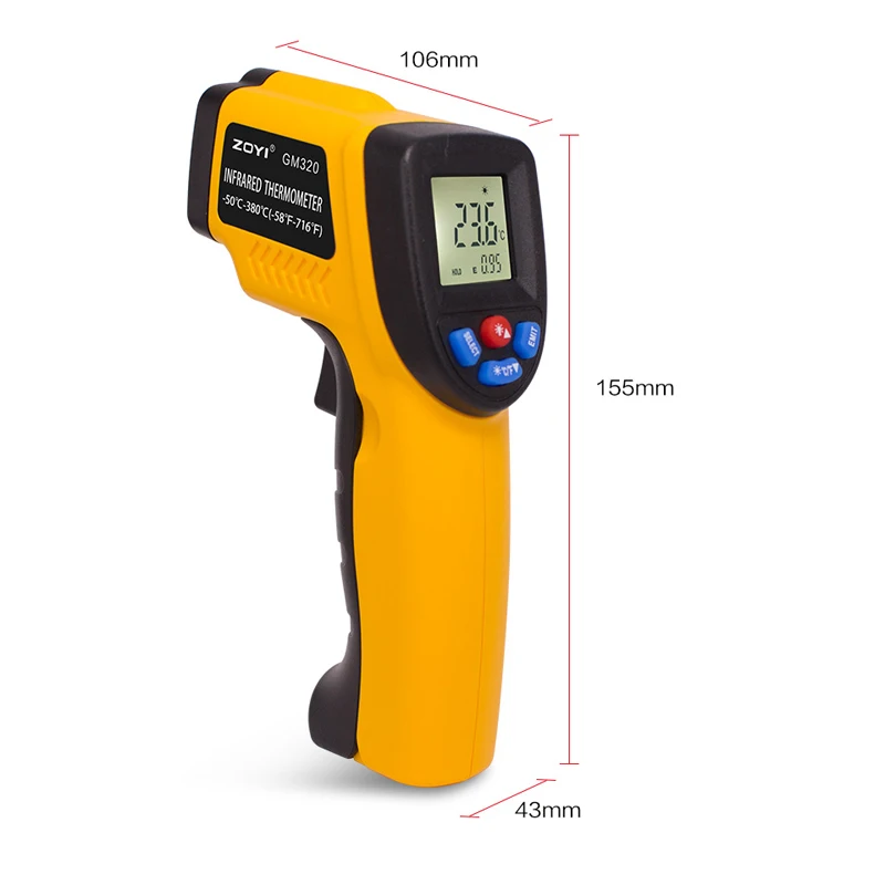 Cyfrowy termometr na podczerwi – Soap Making Thermometer recenzja i cena