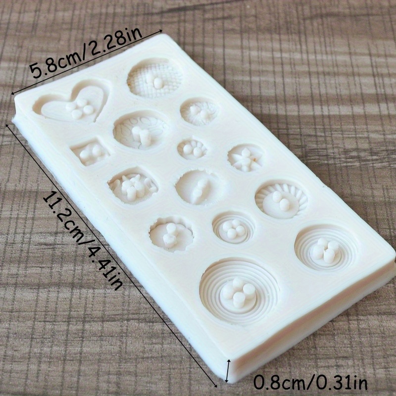 Forma silikonowa do guzików, f – Soap Making Material recenzja i cena