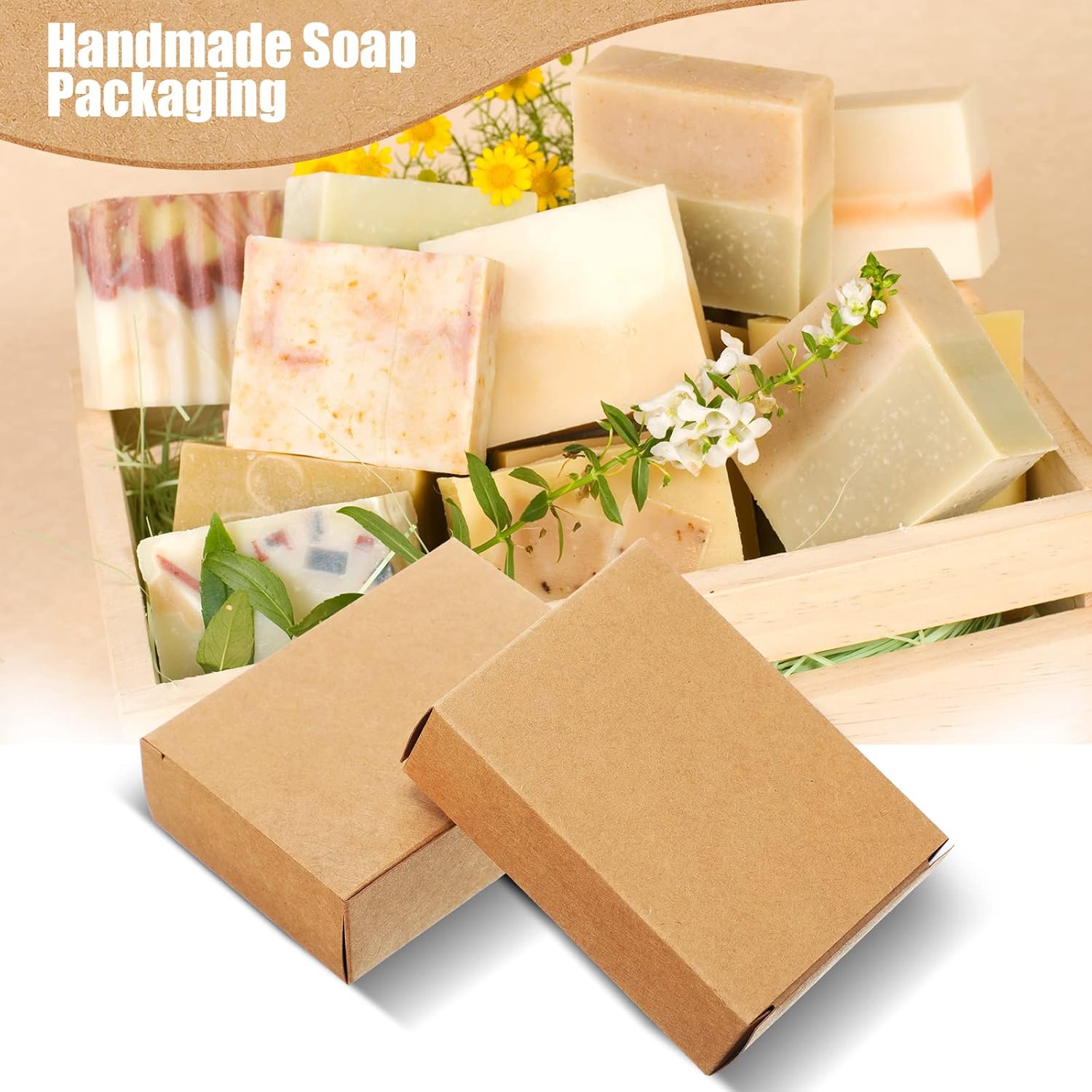 100 szt. Pudełek Kraft na mydł – Soap Making In School recenzja i cena