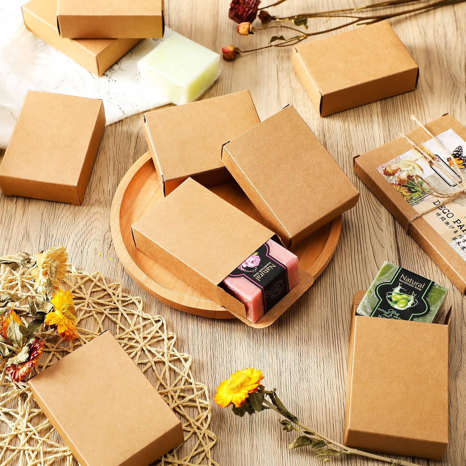 100 szt. Pudełek Kraft na mydł – Soap Making In School recenzja i cena