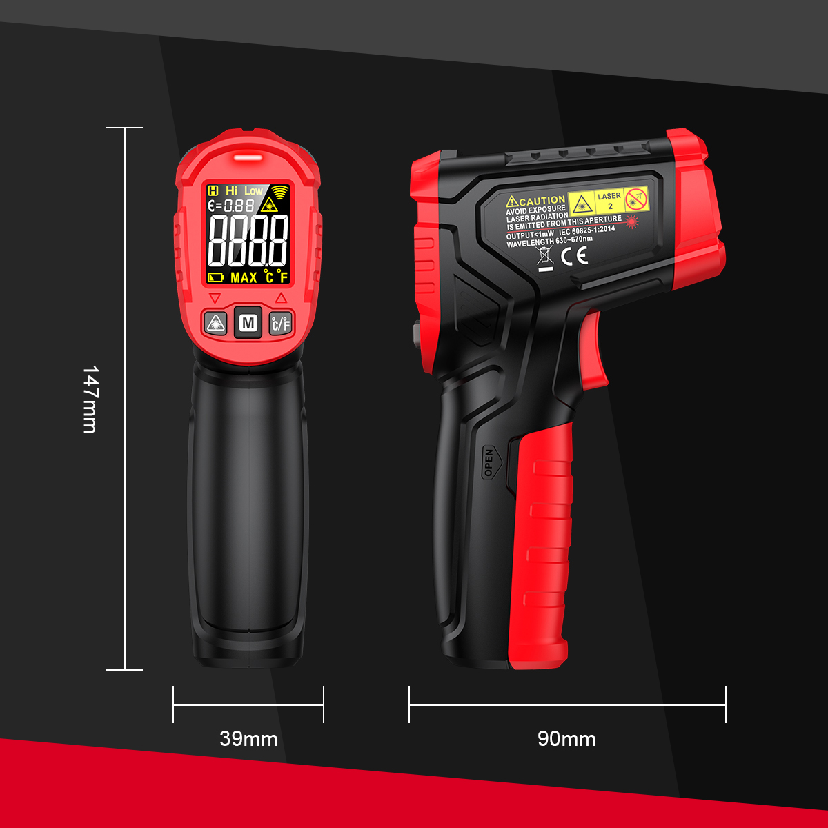 Termometr na podczerwień HABOT – Soap Making Thermometer recenzja i cena
